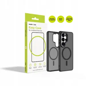 Чехол Mobile Origin Easy Case с MagSafe для Samsung Galaxy S26 Ultra, матовый чёрный