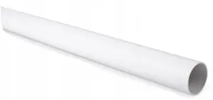 Cieta elektroinstalāciju caurule TTPLAST RL 20, 3 m, balta, modelis 10095