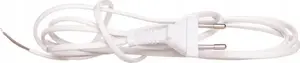 Power connection cable ZAMEL PRW10000265 1.9 m, 2×0.5 mm², white