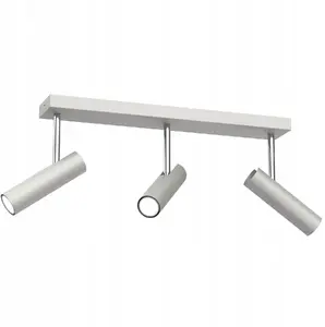 Griestu lampa Luminex Axion 283, 3×8W GU10, pelēks/hroms