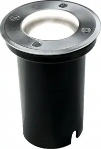 Outdoor Garden Drive-over Light ECOLIGHT2 EC79108, IP67, 1x35W GU10, 230V, round stainless steel