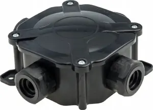 Installation Junction Box PAWBOL A.0036C surface-mounted, hermetic IP67, PG16 cable gland, for 5×6 mm², black