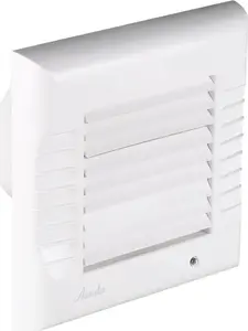 Вентилятор для ванной AWENTA A-Matic WM100 Ø100 мм 95 м³/ч 16 Вт 230 В с автоматической заслонкой, белый