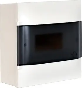 Distribution enclosure Legrand Practibox S 134218 surface-mounted 1x8 modules IP40 with transparent door