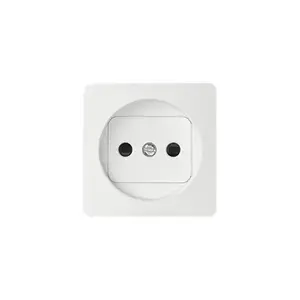 Socket outlet Kontakt-Simon 82040-30, white, plastic housing, IP20, single unit