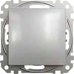 Выключатель 1-полюсный Schneider Electric Sedna Design SDD113101 серебристый алюминий