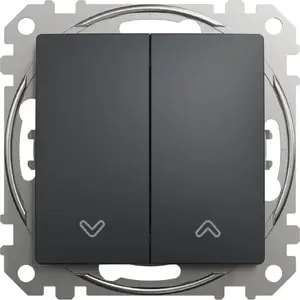 Schneider Electric Sedna Des blackout/roller shutter switch SDD114104 black anthracite