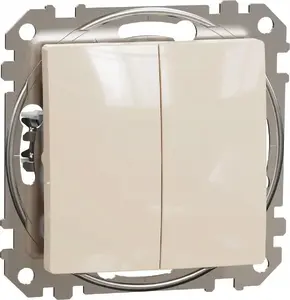 SCHNEIDERE Sedna Design SDD112105 beige candle holder switch (łącznik świecznikowy)
