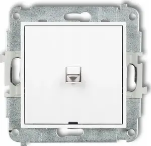 Single-pole switch Karlik Icon IWPUS-1 American-style white — Karlik single-pole wall switch