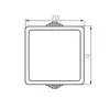 Выключатель Kanlux 33498 — ABS, IP54, 72 мм Photo 2