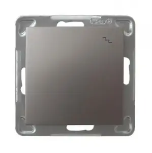 Wall Switch Ospel ŁP-3Y/m/23, Titanium, 16 A, 250 V, IP20, 71×71×40 mm
