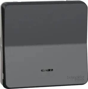 Schneider Electric Mureva Styl механизм кнопки с подсветкой, антрацит, модель MUR35127