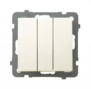 Gudrais slēdzis Ospel ŁP-13G/m/27 — ieeja 250 V AC, 10 A izvade, IP20, 71×71×40 mm