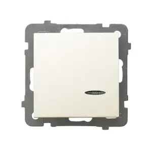 Smart switch Ospel ŁP-1GS/m/27 — single-gang, 250 V AC input, 10 A output, IP20, 71×71×40 mm