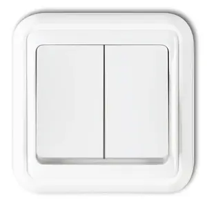 Pushbutton switch Karlik WPT-2, IP20, 250 V AC input, 10 A nominal current