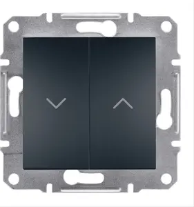 Push Button for Roller Shutters Schneider Electric Asfora without Frame, Anthracite (EPH1300171)