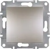 Schneider Electric 2‑pole switch Asfora without frame brown EPH0200169