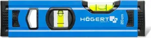 Spirit level Högert Technik HT4M001-D aluminium 20 cm, 2 vials, display pack