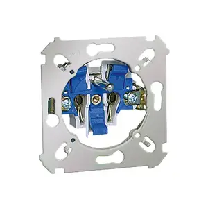 Socket outlet Kontakt-Simon GZ1CM, metal housing, IP20/IP44, 250 V, 75×75×44 mm