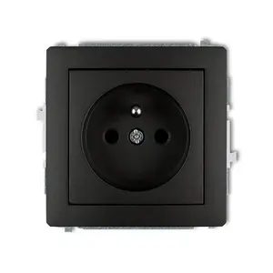 Настенная розетка Karlik 12DGP-1z, 1-фазная 16 A 250 V, IP20