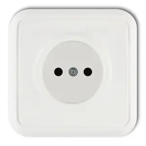 Socket outlet Karlik GPT-1, 1-gang recessed power outlet, 250 V, 16 A, IP20