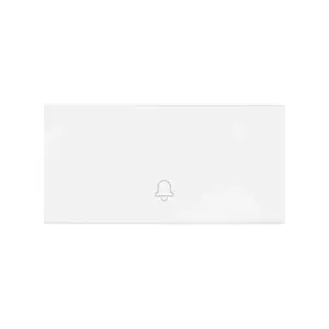 Wall plate / switch cover Kontakt-Simon 10000017-230, white, plastic, for Simon 100 series, 1 pc