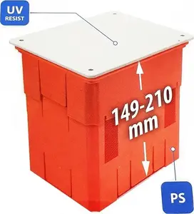 PAWBOL grounding connector can R.8147 IP20 orange/gray – protective terminal housing