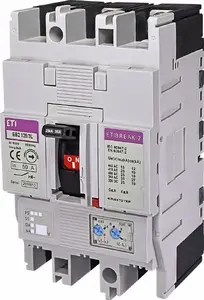 Автоматический выключатель Etipo 3P 50A 25kA термо-магнитный расцепитель EB2 125/3L (MPN 004671023)