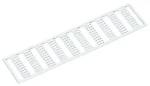 Terminal block markers Wago 793-4552, white identification tags for DIN-rail terminal blocks