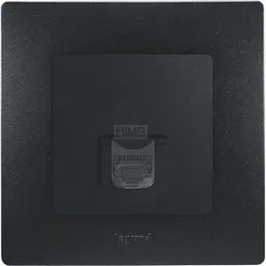 Single-frame cover Legrand Niloe 397031 — graphite finish for switches and sockets