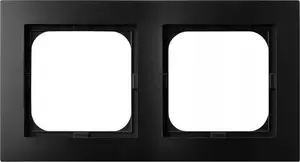 Double frame Ospel As R-2G/33 — black metallic finish