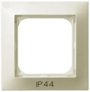 Sienas plāksne / slēdža vāciņš Ospel RH-1Y/27 — IP44, 84×84 mm