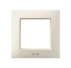 Electrical switch Ospel RH-1U/27, IP44, 82×82×9 mm