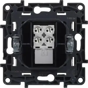 Telefona rozete Legrand Niloe Step 863355 vienvietīga RJ11 alumīnija