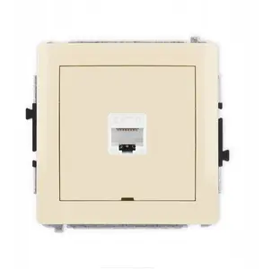 Сетевой розетка Schneider Electric Deco 1DGKBO-3 одиночная RJ45 Cat6 8P8C бежевый