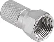 Connector plug Lamex SAT F for RG6U cable, 6.5 mm inner conductor compatibility, model LX0058/RGU