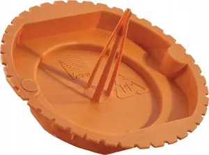PAWBOL A.0057 mounting cover for PK60 Ø68, orange