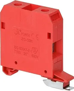 Connector Pokój ZG-G2,5 red, model A11-1537, for 2.5 mm² conductors