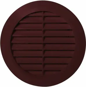 Ventilation grille AWENTA T30BR brown with insect mesh 100 mm