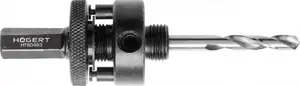 Adapter for Hole Saws högert technik HT6D463 — hex 7/16" arbor for hole saws 32–152 mm
