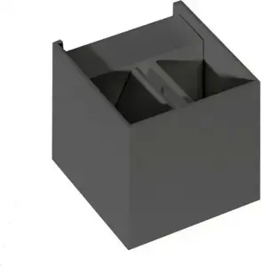 Настенный светильник Azzardo Gambino AZ0957 серый, вверх-вниз LED