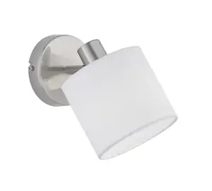 Surfaced lighting spot TRIO TOMMY with E14 LED fitting, 1-bulb, IP20, 230V, white