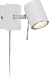 Wall lamp Markslojd HYSSNA 105481 — white wall-mounted lighting fixture