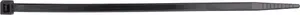 Cable tie Erko OPK 2,5-200-C black, 2.5 mm x 200 mm, pack of 100