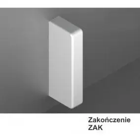 AKS duct end cap ZAK 60x110 (model 111446) for rectangular ventilation channels
