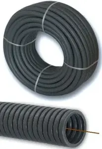 Rievota PVC caurule TTPLAST FI23/28 750N ar pilotu (modelis 10350)