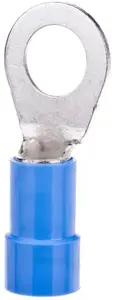 Ring Cable Terminals Ergom E09KO-02010104000 KOI insulated, ring bore 6 mm, cable size 10 mm², pack 100