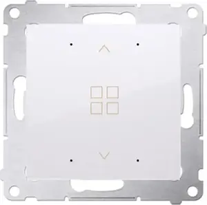 Roller shutter controller Kontakt‑Simon DEZ1G.01/11 white — single-channel wall-mounted controller