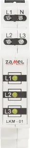 ZAMEL power indicator LKM-01-30 TN 230V/400V 3×LED yellow