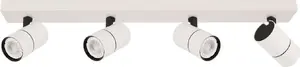 Ceiling spotlight Italux Laconi SPL-2813-4B-WH LED Ready white — surface-mounted 4-light